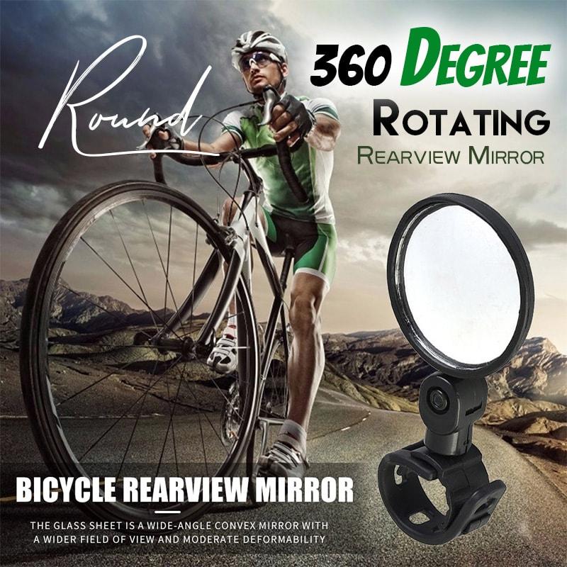 🚴‍♂️🔎 Espejo Retrovisor 360° – Giro Total, Visión Amplia y Máxima Seguridad para tu Bici 🚲🛡️