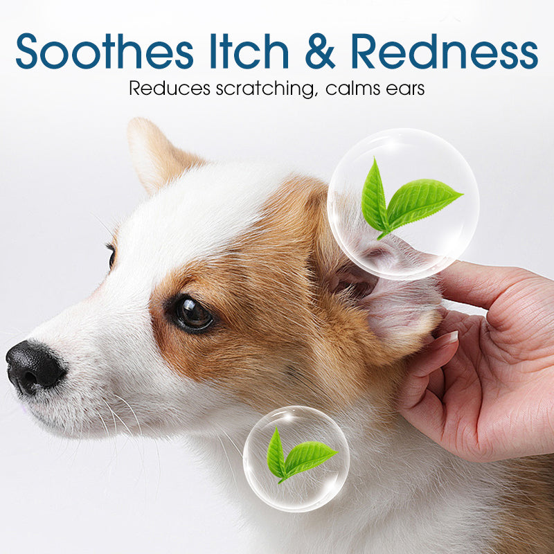 🔥🎁 ¡Novedad con 50% DE DESCUENTO!🔥 Limpiador de oídos anti picazón para perros y gatos