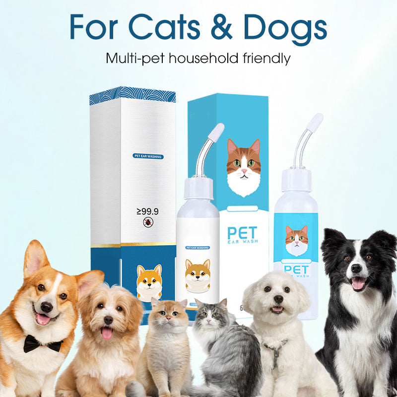 🔥🎁 ¡Novedad con 50% DE DESCUENTO!🔥 Limpiador de oídos anti picazón para perros y gatos