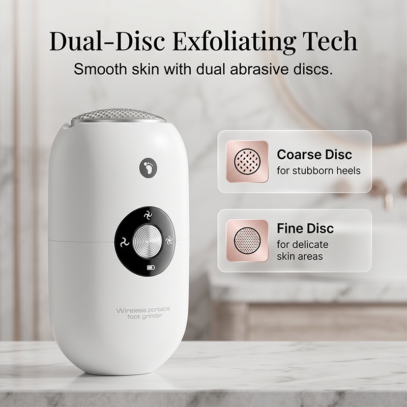 ✨50% DE DESCUENTO✨ Lijadora eléctrica portátil para pies | Elimina durezas, talones agrietados y piel áspera al instante, pies suaves como de spa