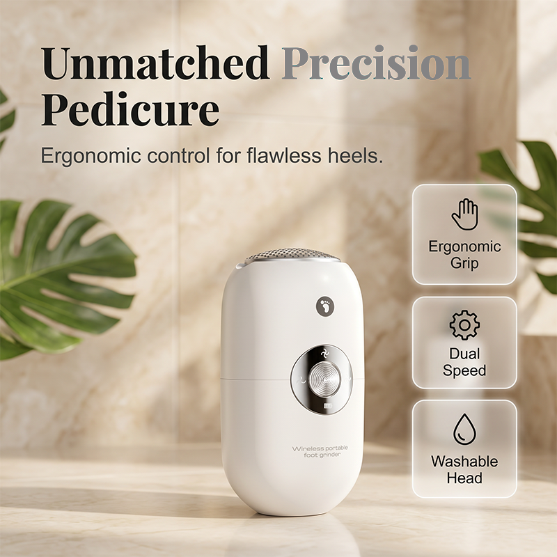 ✨50% DE DESCUENTO✨ Lijadora eléctrica portátil para pies | Elimina durezas, talones agrietados y piel áspera al instante, pies suaves como de spa