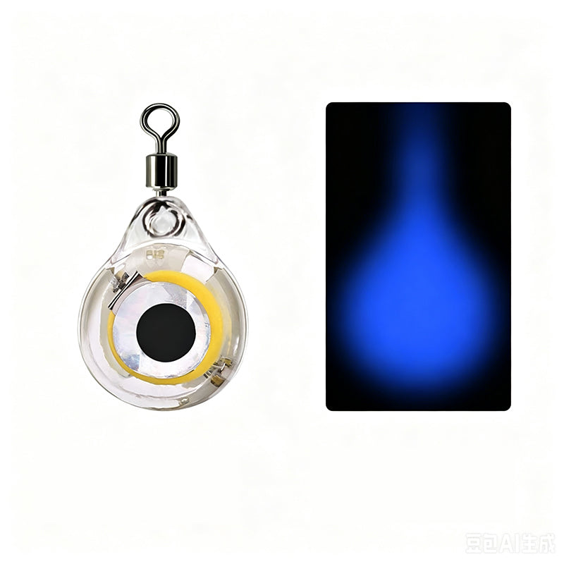 🐟 Luz LED Subacuática para Pesca Nocturna Ultrabrillante | Soluciona el problema de no atraer peces en aguas profundas, 4 colores impermeable compacta de larga duración