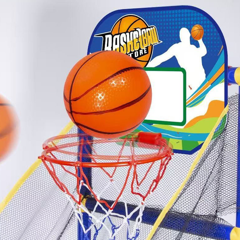 ⏰¡50 % DE DESCUENTO AHORA! ⛹️Envío rápido 🚚💨Juego de baloncesto arcade interior para niños, incluye 4 pelotas 🏀