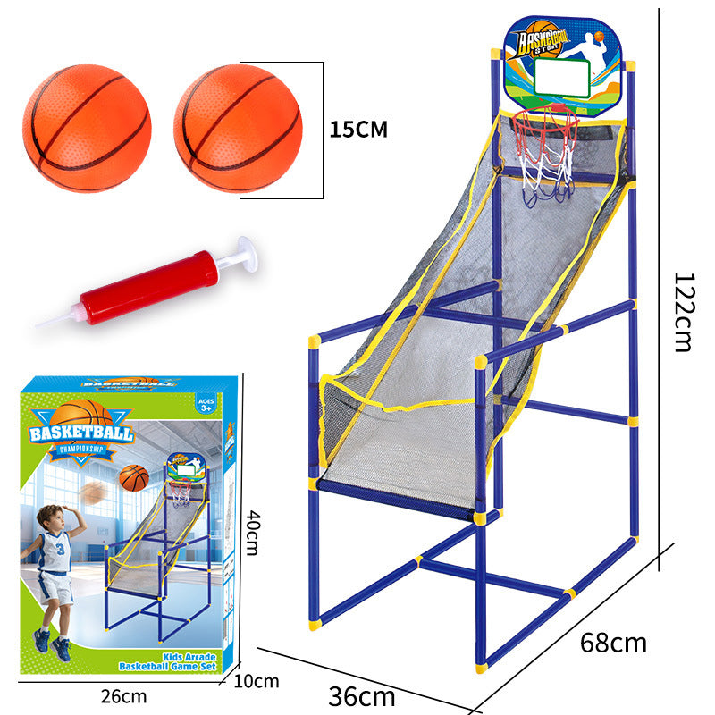 ⏰¡50 % DE DESCUENTO AHORA! ⛹️Envío rápido 🚚💨Juego de baloncesto arcade interior para niños, incluye 4 pelotas 🏀