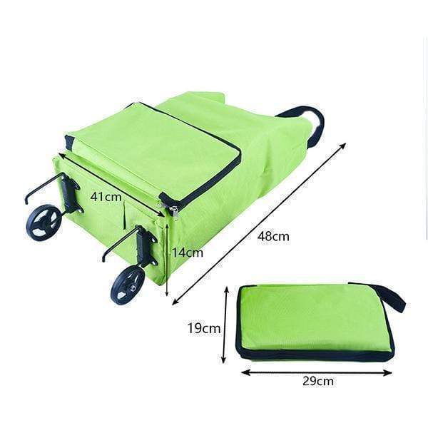 🛒🔥 ¡50% DE DESCUENTO! Carro de la compra plegable 2 en 1 – Práctico, ligero y resistente – Perfecto para la compra diaria, el mercado o el hogar 🥰✨