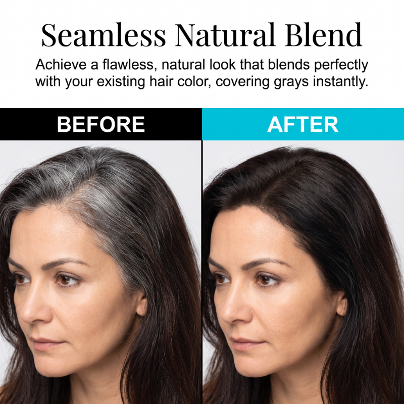 💨 Spray retocador de raíces de cobertura temporal – ¡Cubre canas y raíces en un segundo, con color natural y efecto mate! ✨💁‍♀️