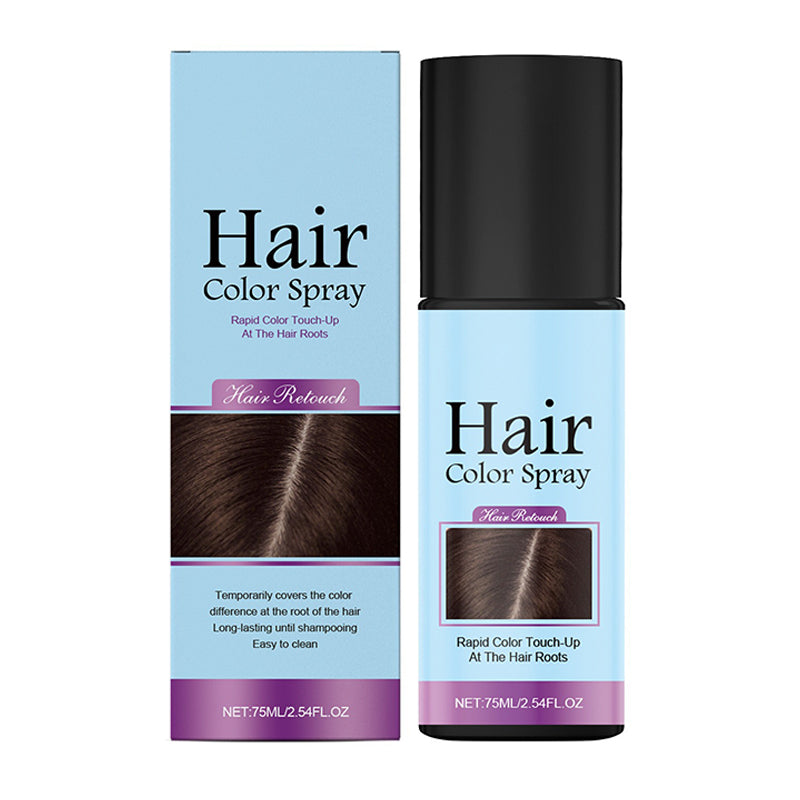 💨 Spray retocador de raíces de cobertura temporal – ¡Cubre canas y raíces en un segundo, con color natural y efecto mate! ✨💁‍♀️