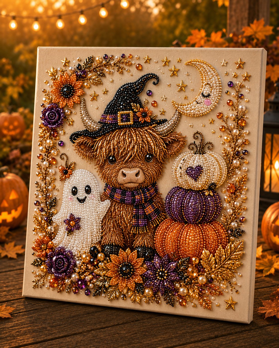 🔥 ¡ÚLTIMO DÍA, 50% DE DESCUENTO! 👻✨ Kit DIY de arte con perlas de Halloween: crea figuras adorables y espeluznantes con pequeñas perlas