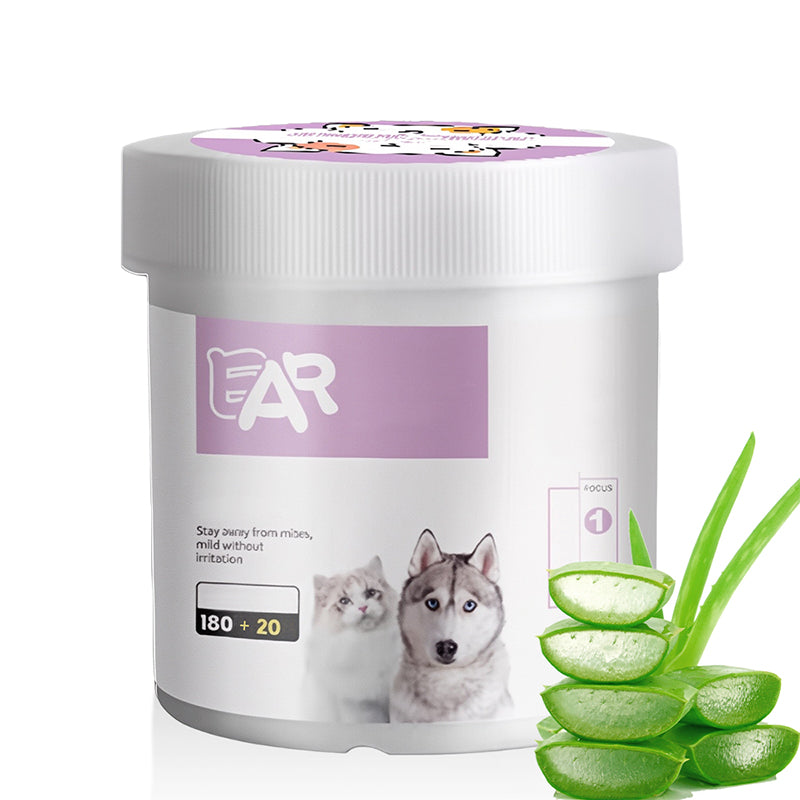 ✨ ¡Sorpresa, 50% de descuento! 🐈🐕 Mantener a tu mascota peluda limpia es fundamental. Toallitas limpiantes de origen vegetal natural para ojos y oídos de mascotas