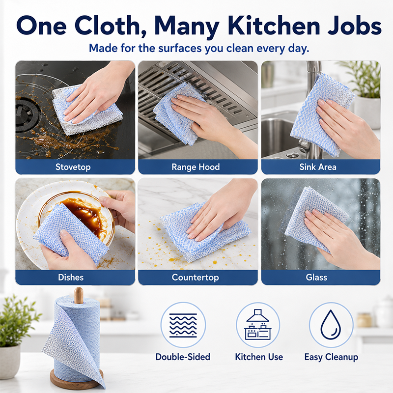 🔥 OFERTA EXCLUSIVA VIGENTE POR POCOS DÍAS 🔥 Precio rebajado en rollos de paños limpiadores de cocina, stock limitado. Aprovecha la promoción antes de que termine la vigencia del descuento.