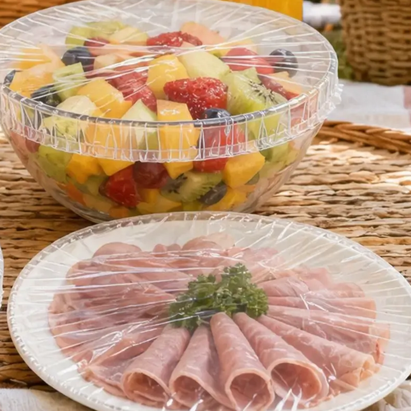 🔥 ¡Oferta por tiempo limitado, 50% de descuento! 🍽️ Tapas elásticas desechables para recipientes: conservan los alimentos frescos y protegidos de forma sencilla