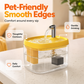🐾 Dispensador de agua silencioso para mascotas con cuenco de PET apto para alimentos