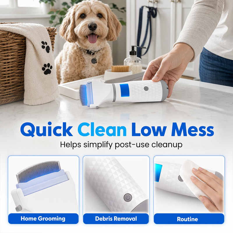 🐛 Peine Eléctrico Aspirador Contra Pulgas y Piojos para Mascotas | Sin Químicos, Extracción Inmediata de Parásitos, Aseo Seguro para Pelajes Sensibles 🐶🐱