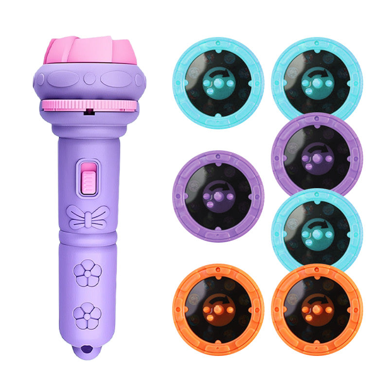 📢 ¡50% DESCUENTO POR TIEMPO LIMITADO! ⏰ Linterna proyector educativa infantil 🔦 Pulsa, proyecta y aprende – Una aventura nocturna de bolsillo ✨