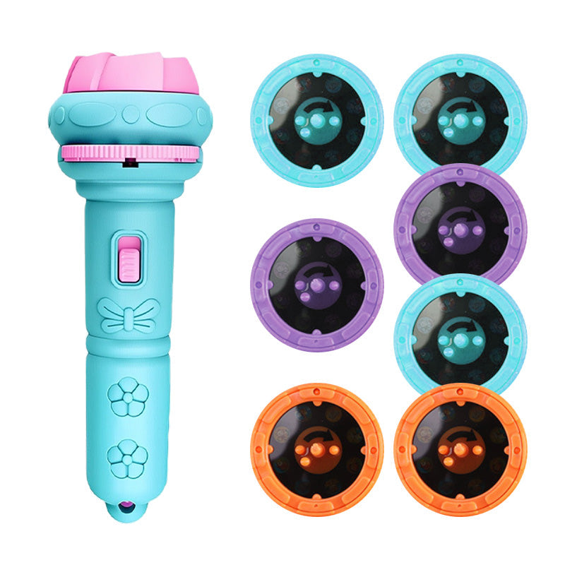 📢 ¡50% DESCUENTO POR TIEMPO LIMITADO! ⏰ Linterna proyector educativa infantil 🔦 Pulsa, proyecta y aprende – Una aventura nocturna de bolsillo ✨