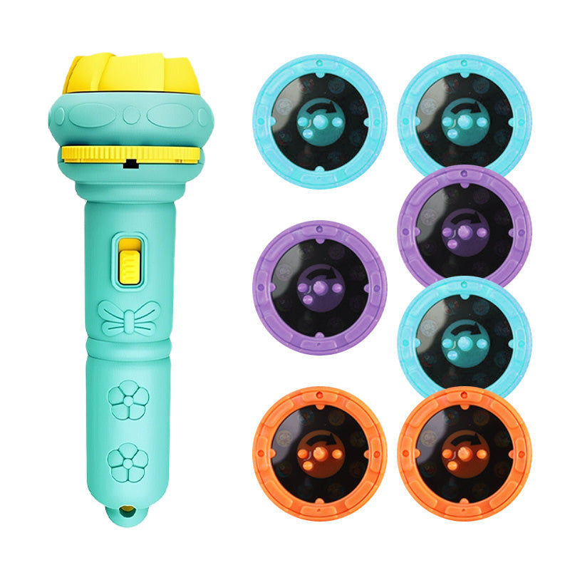 📢 ¡50% DESCUENTO POR TIEMPO LIMITADO! ⏰ Linterna proyector educativa infantil 🔦 Pulsa, proyecta y aprende – Una aventura nocturna de bolsillo ✨