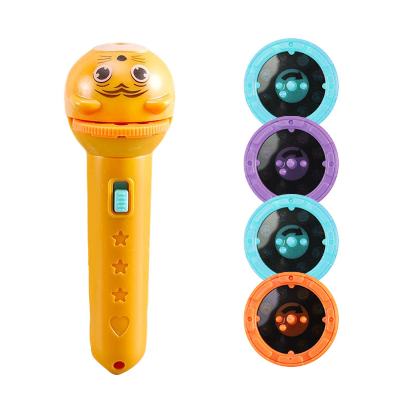 📢 ¡50% DESCUENTO POR TIEMPO LIMITADO! ⏰ Linterna proyector educativa infantil 🔦 Pulsa, proyecta y aprende – Una aventura nocturna de bolsillo ✨
