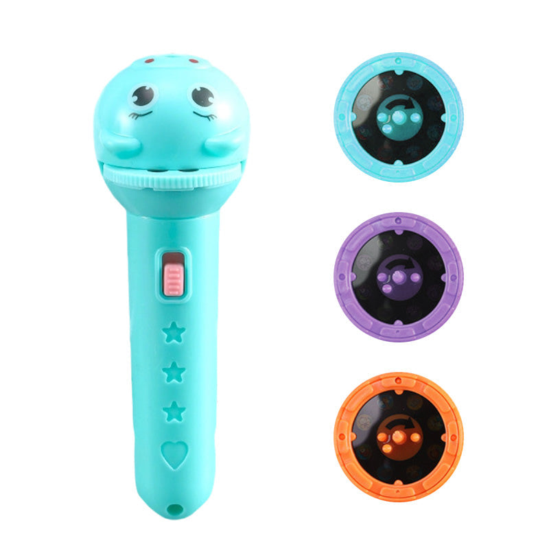 📢 ¡50% DESCUENTO POR TIEMPO LIMITADO! ⏰ Linterna proyector educativa infantil 🔦 Pulsa, proyecta y aprende – Una aventura nocturna de bolsillo ✨