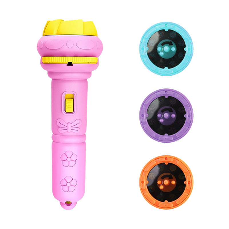 📢 ¡50% DESCUENTO POR TIEMPO LIMITADO! ⏰ Linterna proyector educativa infantil 🔦 Pulsa, proyecta y aprende – Una aventura nocturna de bolsillo ✨
