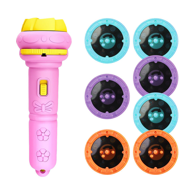 📢 ¡50% DESCUENTO POR TIEMPO LIMITADO! ⏰ Linterna proyector educativa infantil 🔦 Pulsa, proyecta y aprende – Una aventura nocturna de bolsillo ✨