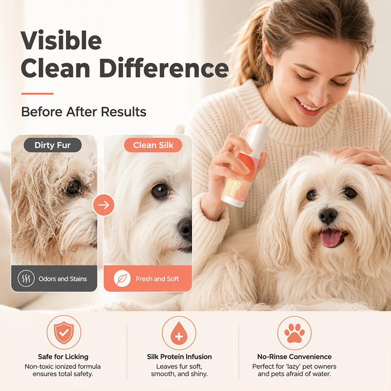 Spray Limpiador para Mascotas con Agua Ionizada Suave