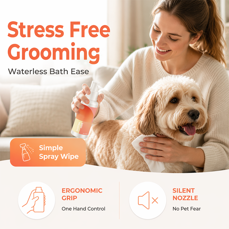 Spray Limpiador para Mascotas con Agua Ionizada Suave
