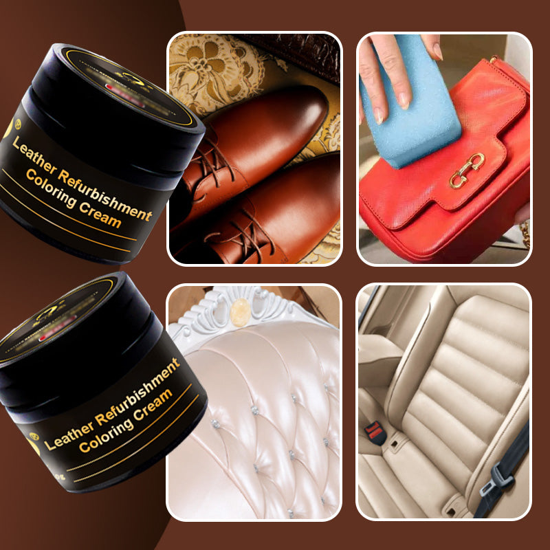 🥿🛋️ Tratamiento integral para el cuidado del cuero | Recolora y repara los arañazos, apto para muebles, vehículos y accesorios de cuero ✅