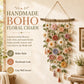 🌸¡ÚLTIMO DÍA DE PRECIO ESPECIAL!!🌸Decoración colgante de pared con flores de ganchillo