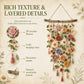 🌸¡ÚLTIMO DÍA DE PRECIO ESPECIAL!!🌸Decoración colgante de pared con flores de ganchillo