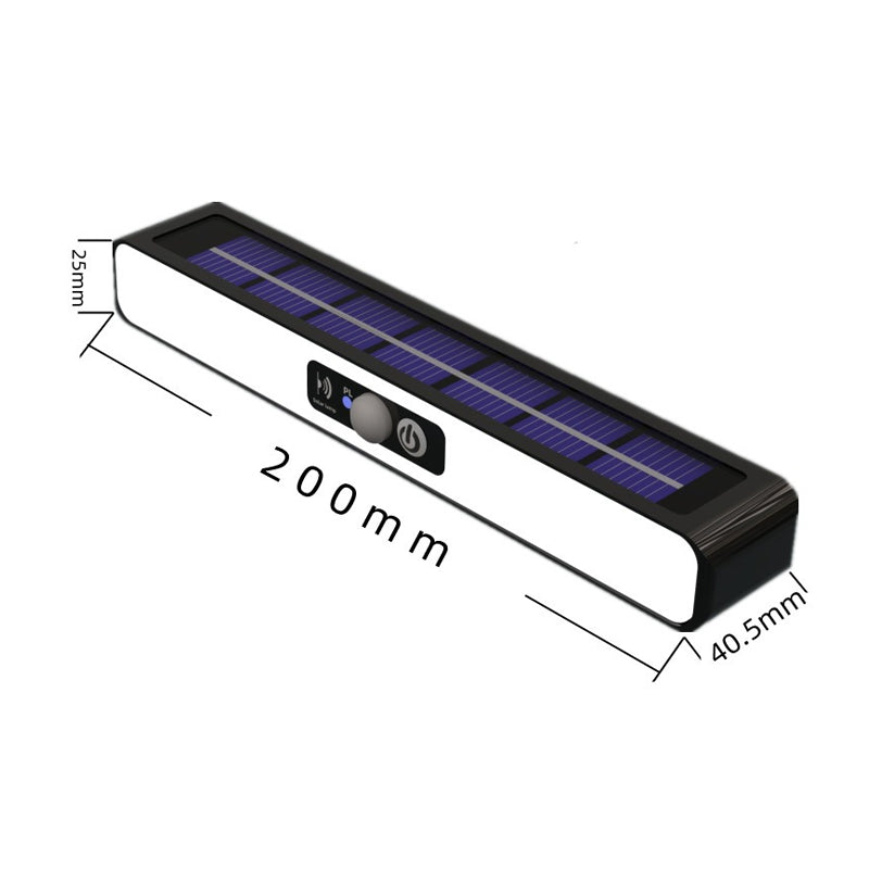 Luces solares exteriores con clip y sensor de movimiento
