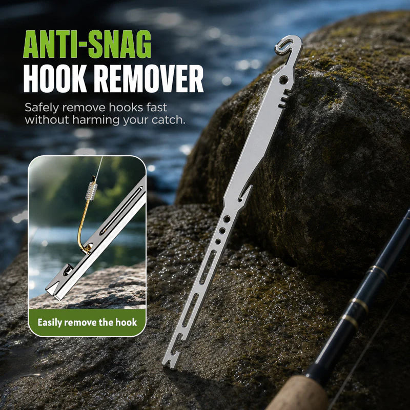 ⏳50% de descuento por tiempo limitado⏰Herramienta multifunción de pesca 6 en 1 de acero inoxidable, extractor de anzuelos y atador de nudos🎣🐟