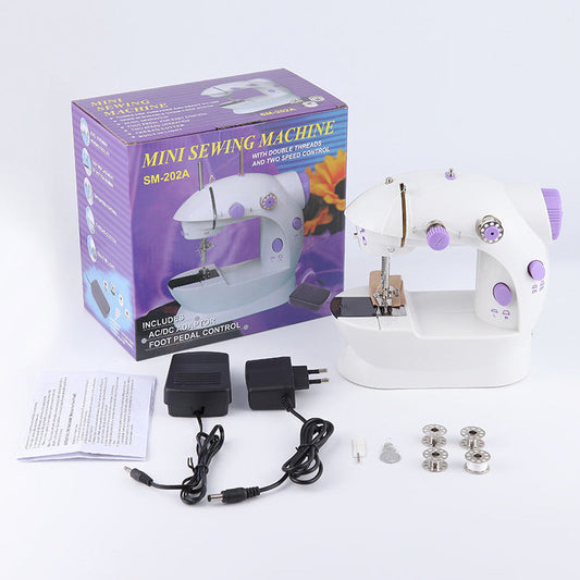 Máquina de coser eléctrica miniatura para el hogar