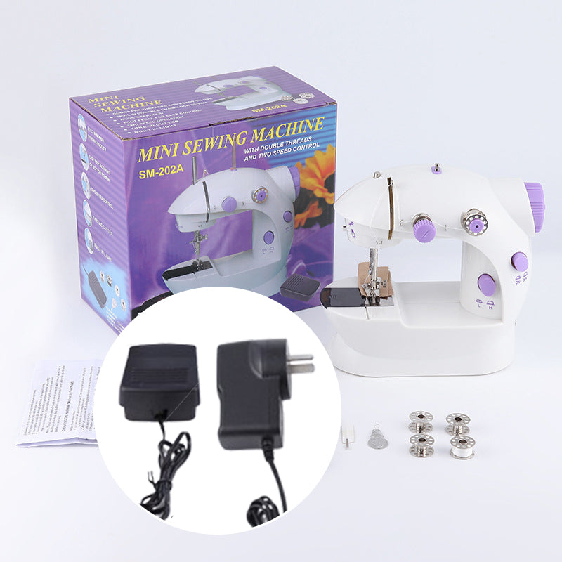 Máquina de coser eléctrica miniatura para el hogar