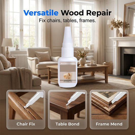 ✨🔧 ¡50% DESCUENTO! Pegamento para madera de adherencia fuerte – reparación resistente para marcos de puertas, sillas y mesas. Boquilla precisa, sin derrames ni desperdicios. Secado rápido, vuelve a usarlo el mismo día. 💪