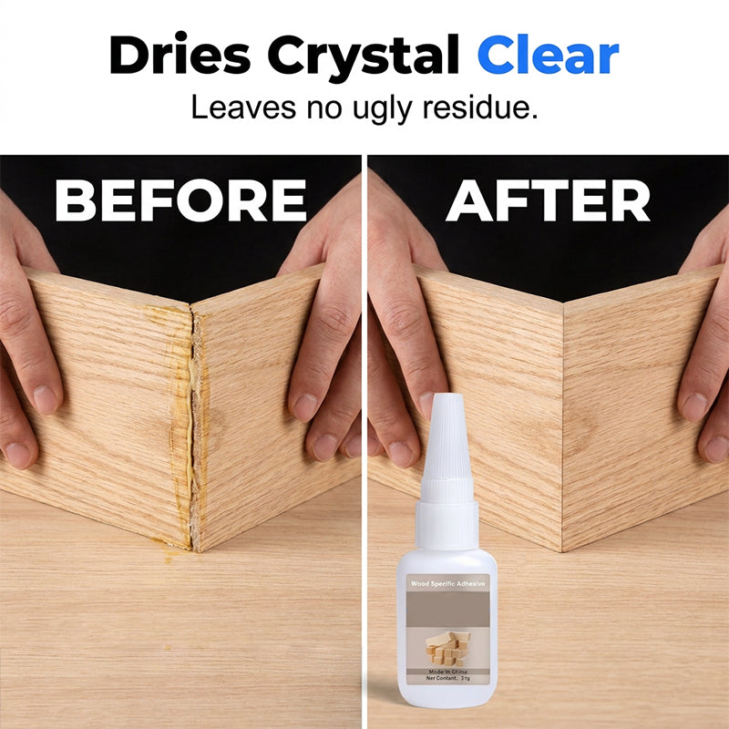 ✨🔧 ¡50% DESCUENTO! Pegamento para madera de adherencia fuerte – reparación resistente para marcos de puertas, sillas y mesas. Boquilla precisa, sin derrames ni desperdicios. Secado rápido, vuelve a usarlo el mismo día. 💪