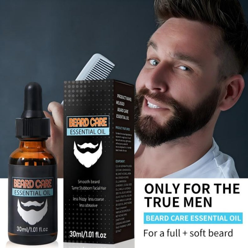 ✨ Aceite esencial para el cuidado de la barba – absorción rápida, no graso, nutre la piel y la barba 🌿