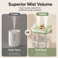 Humidificador transparente portátil con asa