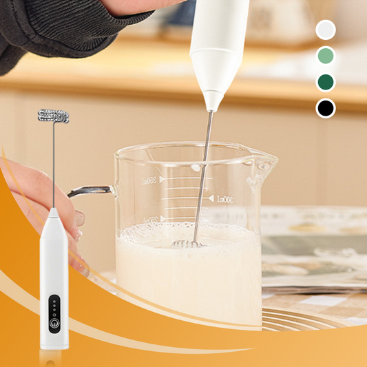 🥤 ¡OFERTA POR TIEMPO LIMITADO 50% DE DESCUENTO! ⚡ Mezclador Eléctrico de Espuma para Bebidas – 3 Velocidades, 400mAh, Funcionamiento Silencioso y de Carga USB ✨