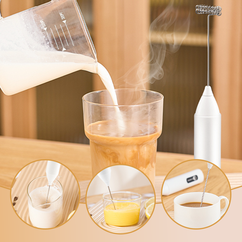 🥤 ¡OFERTA POR TIEMPO LIMITADO 50% DE DESCUENTO! ⚡ Mezclador Eléctrico de Espuma para Bebidas – 3 Velocidades, 400mAh, Funcionamiento Silencioso y de Carga USB ✨