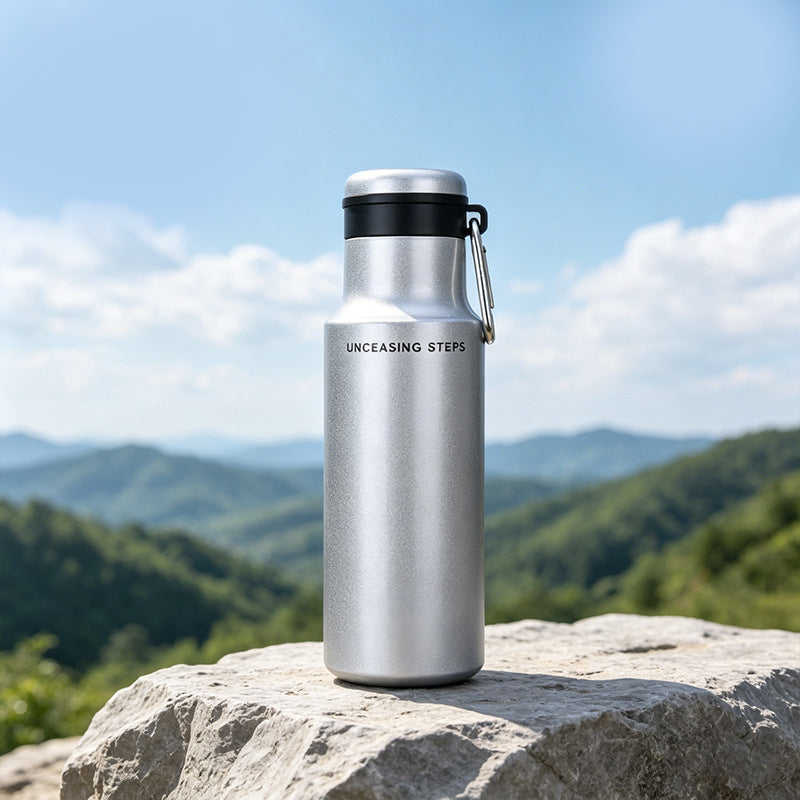 🔥Oferta Especial 50% Descuento🔥 Vaso térmico deportivo de acero inoxidable – Conserva frío 24 horas, hermético contra fugas, tapa con popote 🏃