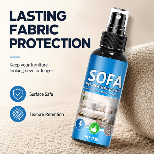 🥳OFERTA FLASH 2026🥳💞¡Más de 50.000 unidades vendidas!🛋️✨ ¡50% DE DESCUENTO! Spray Limpiador de Tela Sin Enjuague – solo rocía y limpia, sin agua ni enjuague. Ideal para sofás, alfombras y tapicería, deja un aroma fresco en minutos. 🧼💨