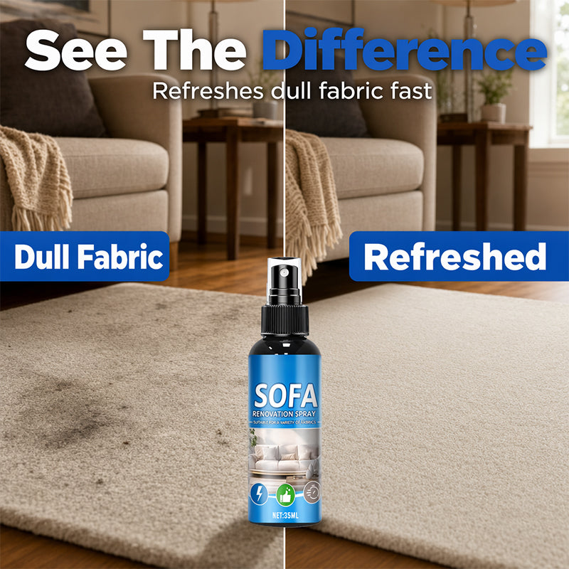 🥳OFERTA FLASH 2026🥳💞¡Más de 50.000 unidades vendidas!🛋️✨ ¡50% DE DESCUENTO! Spray Limpiador de Tela Sin Enjuague – solo rocía y limpia, sin agua ni enjuague. Ideal para sofás, alfombras y tapicería, deja un aroma fresco en minutos. 🧼💨