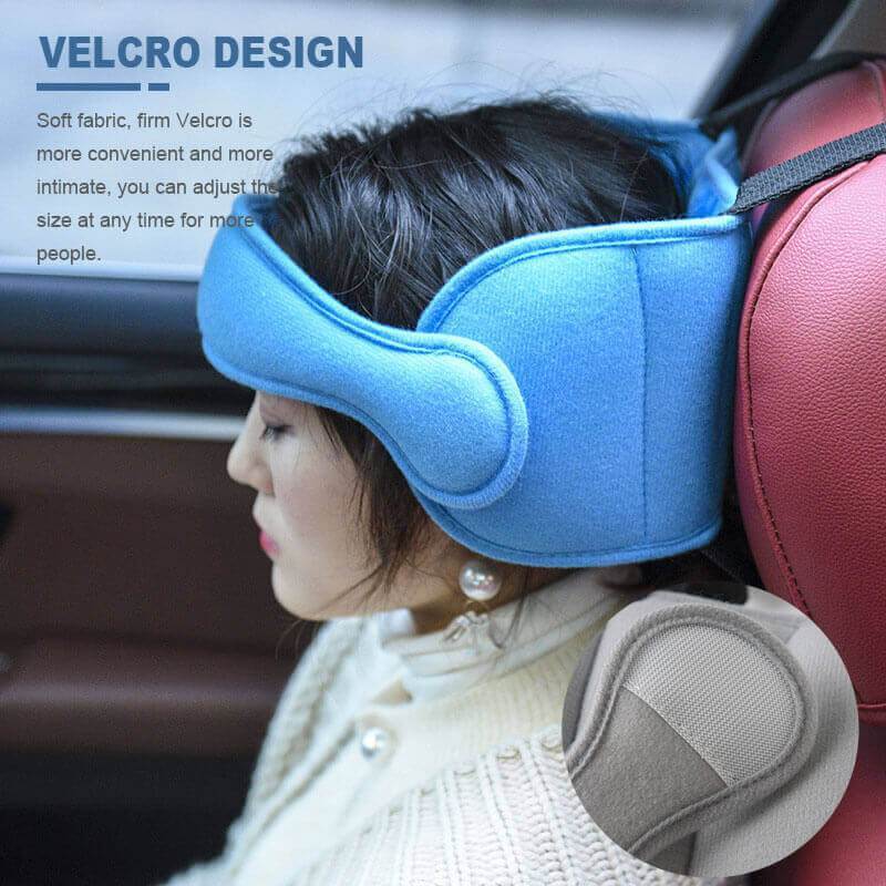 📢 Banda de soporte para cabeza infantil en auto – almohada reposacabezas ajustable para bebés, estabilizador anti caída para asientos de vehículo, evita dolores de cuello durante los viajes