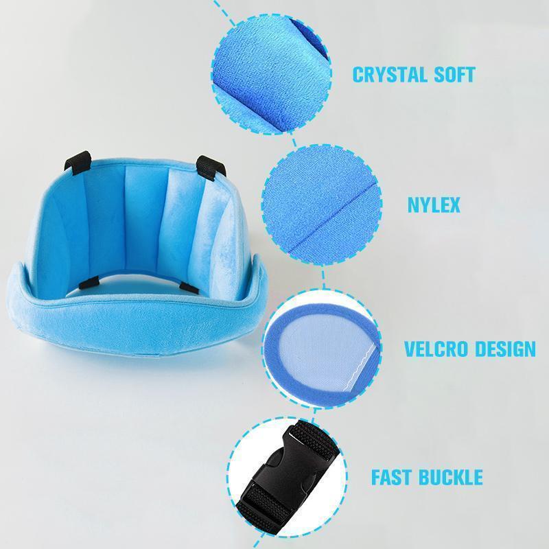 📢 Banda de soporte para cabeza infantil en auto – almohada reposacabezas ajustable para bebés, estabilizador anti caída para asientos de vehículo, evita dolores de cuello durante los viajes