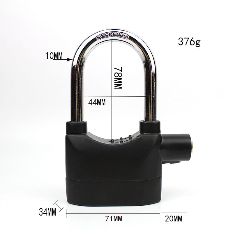 Candado alarma antirrobo de alta seguridad