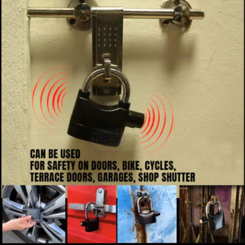 Candado alarma antirrobo de alta seguridad