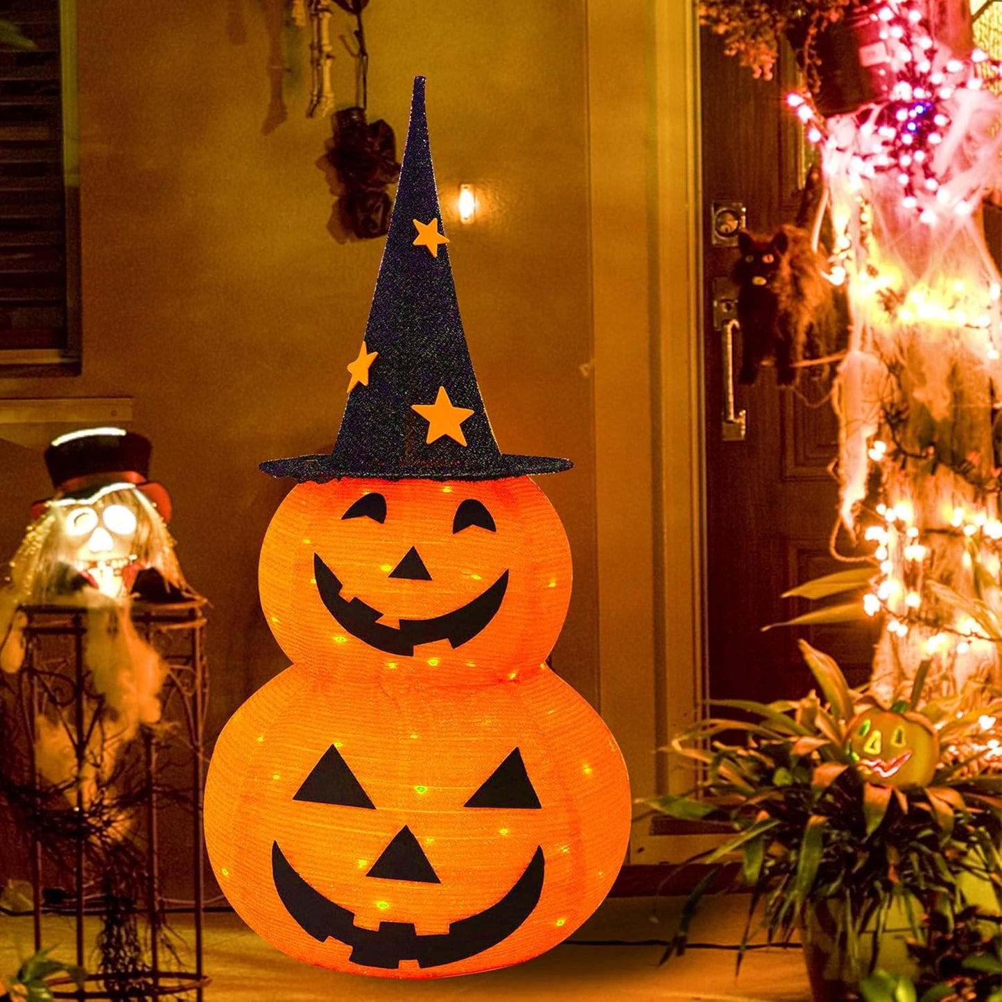 🎃 Oferta estrella 50% de descuento 🎃🎃 Decoraciones de calabaza plegables para Halloween