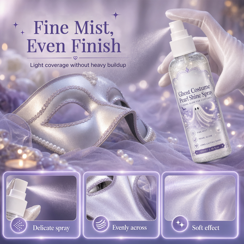 🥳OFERTA 2026🥳💞+50.000 vendidos🎃✨50% DESCUENTO Spray perlado luminoso Halloween, niebla ultrafina con brillo mágico para cualquier disfraz. Rocía y listo, sin coser ni pegar 👻💫