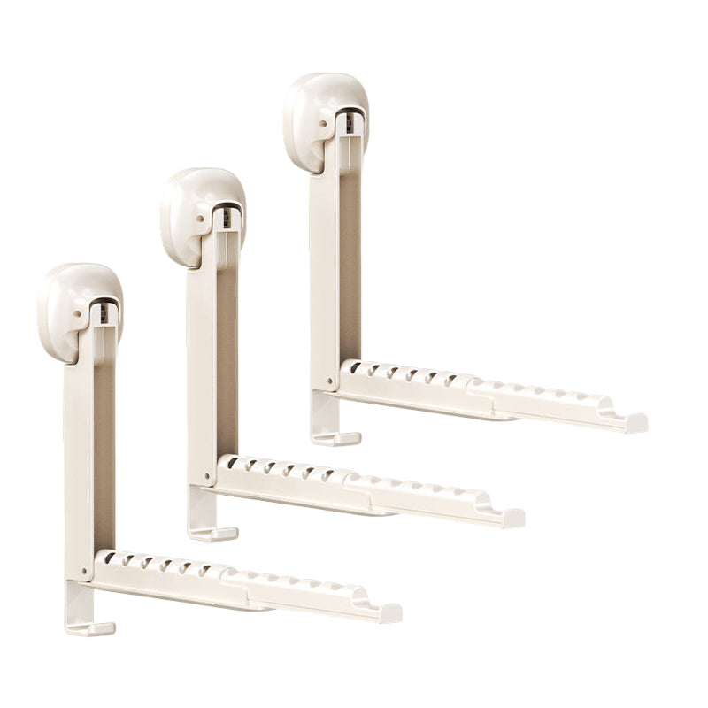 🔥 Perchero plegable telescópico con ventosas. No requiere perforaciones, ahorra espacio, ideal para baños y balcones 👚