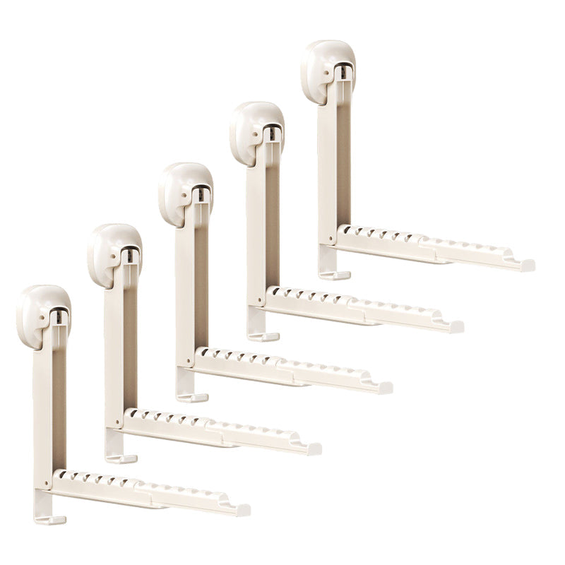 🔥 Perchero plegable telescópico con ventosas. No requiere perforaciones, ahorra espacio, ideal para baños y balcones 👚
